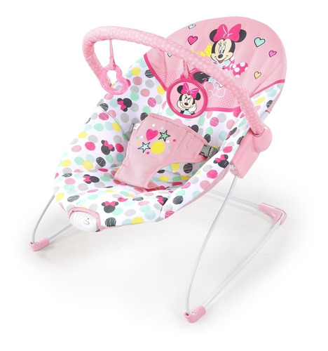 Silla Mecedora Con Vibracion 2 En 1 Minnie Mickey Mouse W