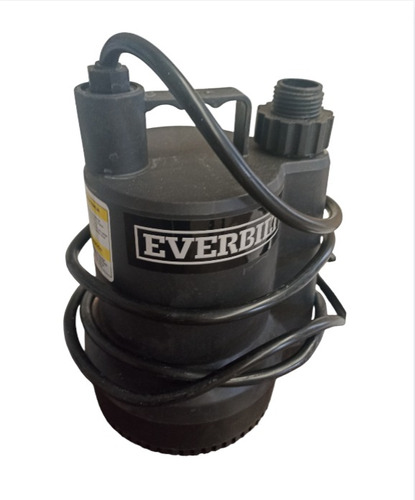 Bomba Sumergible Everbilt Nueva 1/6hp 28gal/min