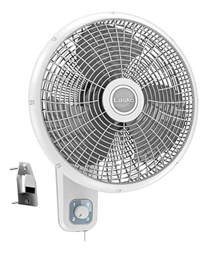 Lasko Ventilador Oscilante Montaje En Pared 3v M16900 Cantidad De Aspas 3 Color De La Estructura Blanco Color De Las Aspas Blanco Diámetro 21 Cm Material De Las Aspas Plástico