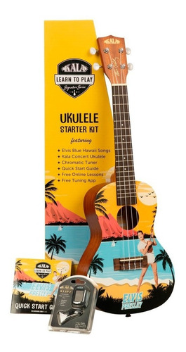 Kit Ukelele Kala Kala-ltp-c-ebh Blue Hawaii Caja Cerrada