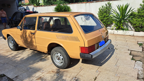 Vw Variant Ii, 1978, Marrom Saveiro, Selada Vidros Originais