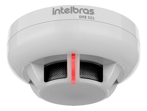 Detector De Fumaça Endereçável Com Led Dfe 521 Intelbras
