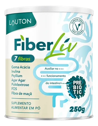 Fiberliv 7 Fibras - 250g Sem Sabor - Lauton Nutrition