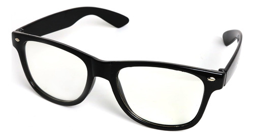 Skeleten Gafas De Disfraz Retro De Nerd, Gafas Hipster Negra