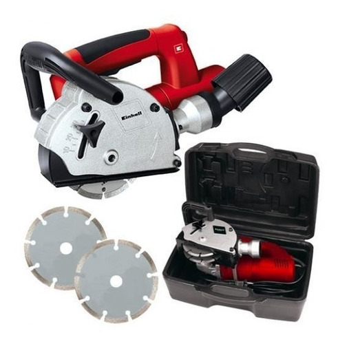 Amoladora Acanaladora Muros Einhell Th-ma 1300w 2 Discos 125 Frecuencia 50hz Color Rojo