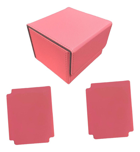 Caja De Baraja De Cartas, Estuche Para Tarjetas Cuadros Rosa