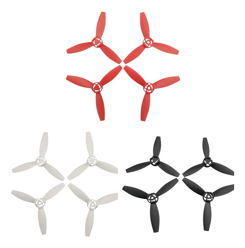 4 Pcs Hélices Rotors Accesorio Para Parrot Negro