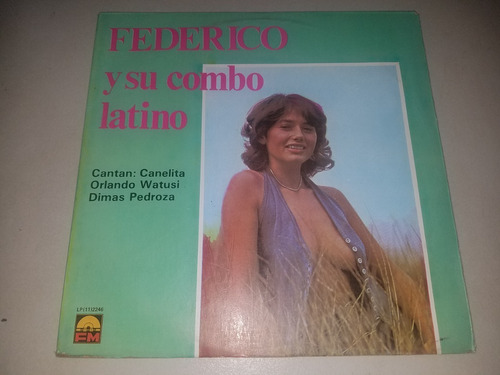 Lp Vinilo Disco Acetato Federico Y Su Combo Latino Salsa