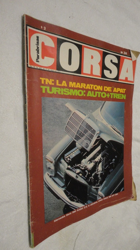 Revista Corsa Nº 314 - 1972 -  Tn La Maraton De Apat