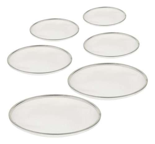 Juego De Parches De Tambor De Dos Capas De 6 Piezas Parches