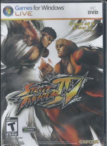 Street Fighter Iv Pc Dvd Disco En Físico Importado Celofán
