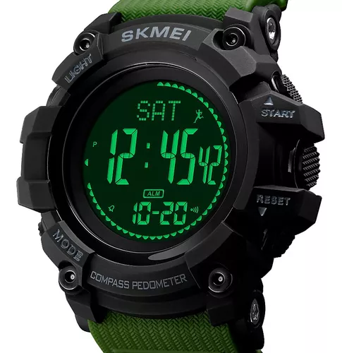 Reloj pulsera Skmei 1243 de cuerpo color negro, digital, para