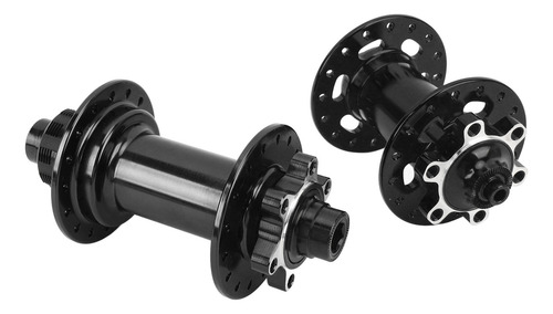 Buje De Bicicleta De Aleación De Aluminio Negro Negro, 2 Pie