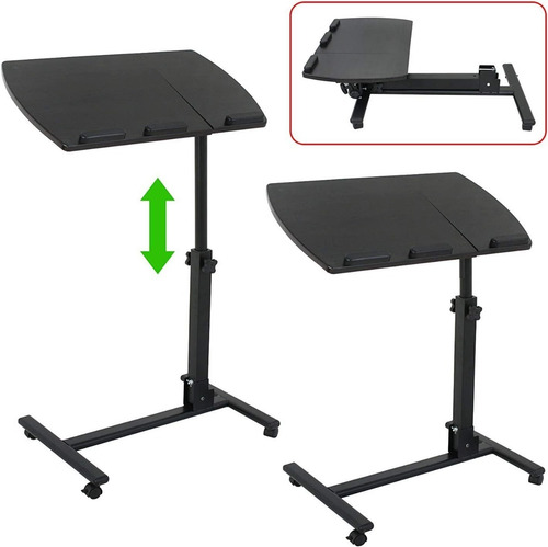 Imagen 3 de 5 de Mesa Para Computador Multifuncional Con Ruedas