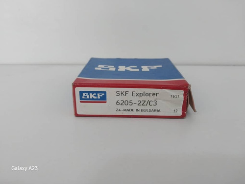 Rodamiento Sello Metal 6205-2z-c3 Marca Skf 