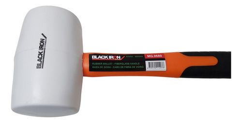 Maza De Goma Grande 680grs Black Iron Cabo Fibra De Vidrio