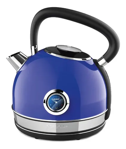 Pava Jarra Eléctrica Peabody Vintage Corte Mate 1.7 Litros Color Azul