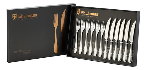 Conjunto De Talheres St. James Serenity Serenity Churrasco - 12