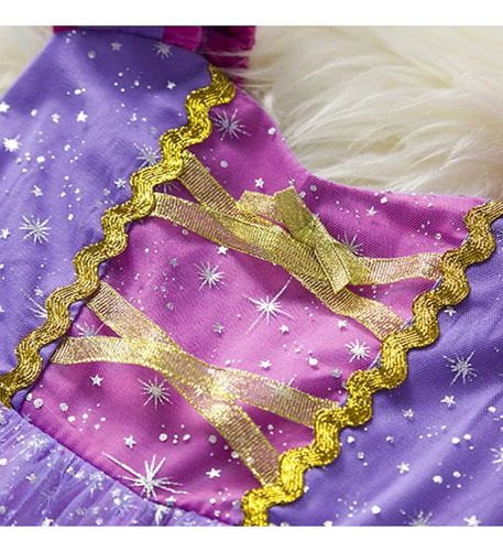 Disfraz De Princesa Rapunzel Para Fiesta De Cumpleaños