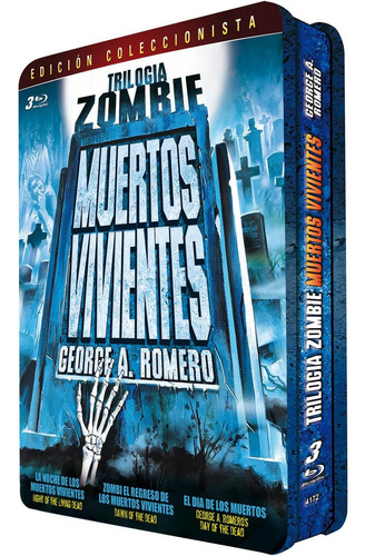 Trilogia Zombie Muertos Vivientes Blu Ray Romero (Usado)