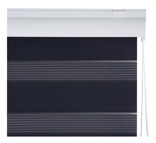 Cortina Enrollable Duo Gris Oscuro 100x100 Cm Afj