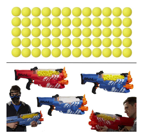 Jancase - Juego De 150 Bolas Rival Para Nerf Rival Series