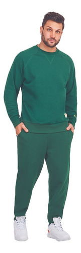 Sudadera Hombre Verde 910-42