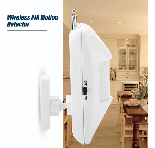 ' Detector De Movimiento Con Sensor Pir Inalámbrico De 433