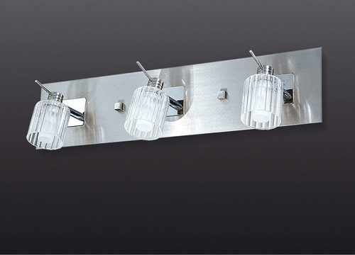 Aplique Lampara De Pared 3 Luces Led Baño Hogar Kinglight