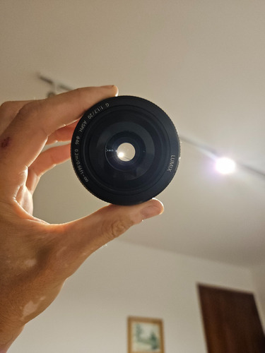 Camara Panasonic Lumix Gx80/gx85 Con Lente Lumix 20mm F1.7 Negro
