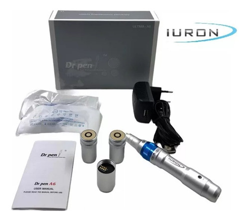 Caneta Dermapen A6 Sem Fio Microagulhamento Dr Pen Iuron
