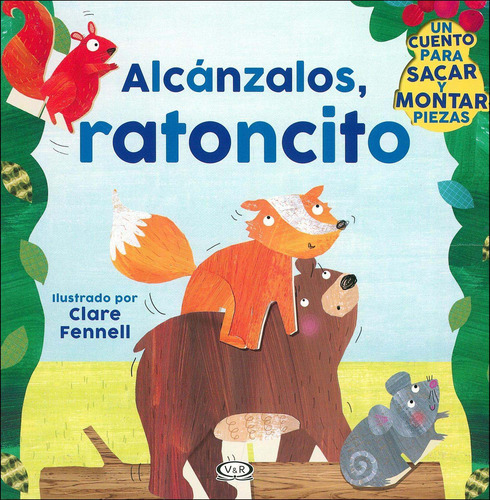 Alcanzalos Ratoncito Infantil Piezas Puzzle Hoja Gruesa 8pp