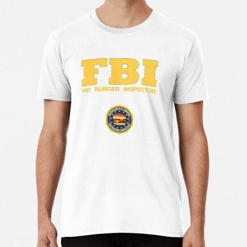 Remera Fat Burger Inspector. Algodon Premium 