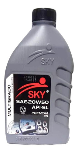 Aceite Sky 25w60 Mineral Alto Kilometraje Original Sellado 