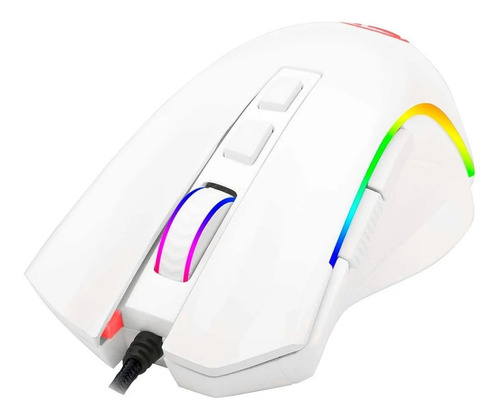 Combo Gamer Redragon Teclado Kumara White Rgb + Griffin