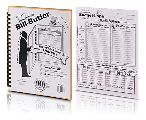 Bill-butler Monthly Household Bill Organizer & Budget-l...