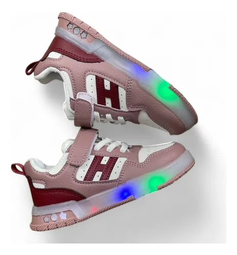 Zapatillas Con Luces Para Niño Y Niña