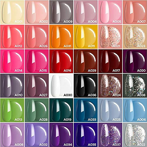 Gel Nail Polish 36 Pcs Colors Fall Holiday Gel Polish Soak O