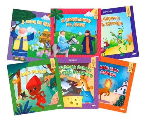 Livros Infantil - 6 Unidades Livro De Folclore - Lê Pra Mim