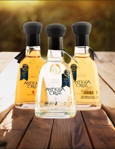 Tequila Antigua Cruz Tripack 375 Ml