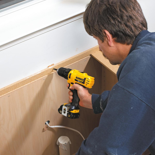 Taladro + Destornillador Impacto 12v Max Dewalt Dck211s2 Color Amarillo
