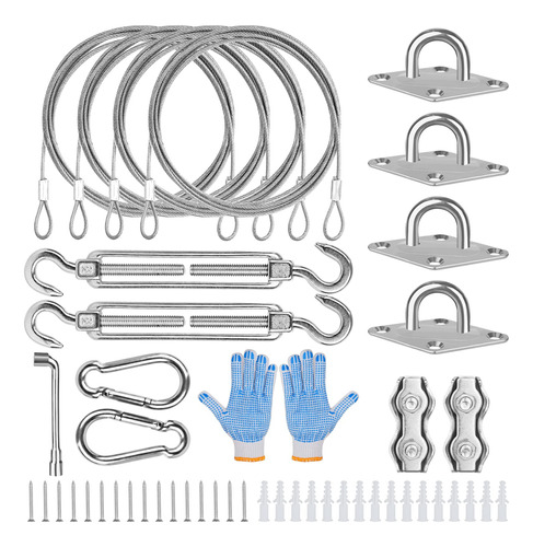 Kit De Accesorios Para Toldo De Vela Que Incluye Cable De A.