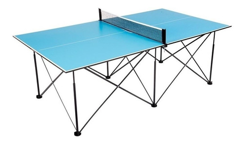 Mesa de ping pong Ping Pong T8465 color azul eléctrico