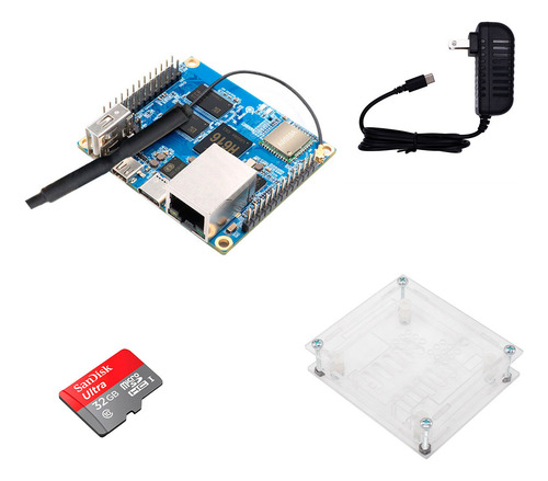 Kit Orange Pi Zero2 1gb Ram + Carcasa + Fuente + Microsd32gb