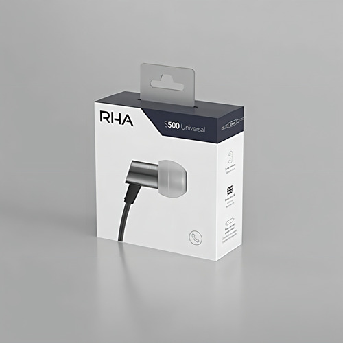 Rha S500 universal: fones de ouvido intra-EA com cancelamento de ruído