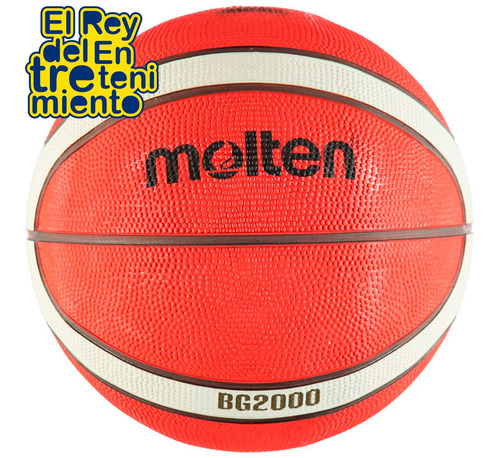Imagen 3 de 3 de Pelota Basket Molten Gr7 Goma Nº7 Original Basquetbol El Rey