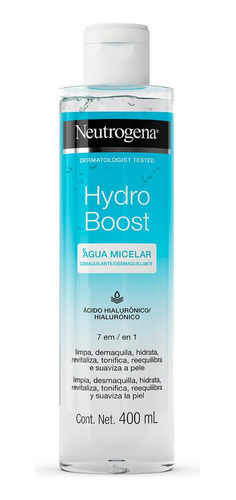 Agua Micelar Desmaquillante Neurógena Hydro Boost 400ml