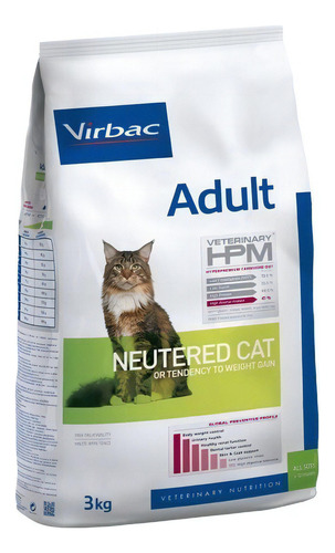 Virbac Hpm Adult Neutered Cat 3kg