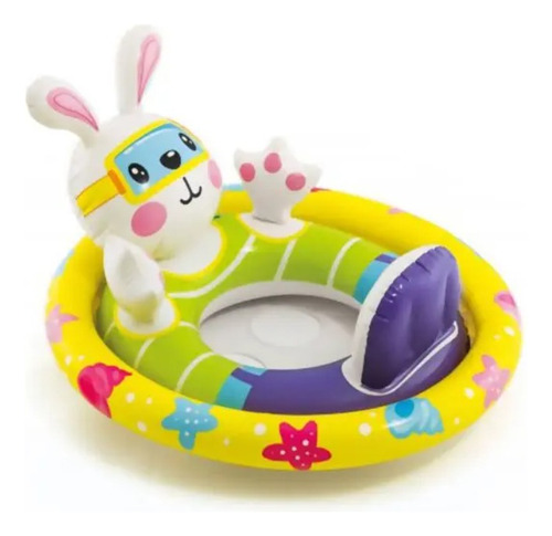 Salvavidas Inflable Con Bombacha Animales Intex