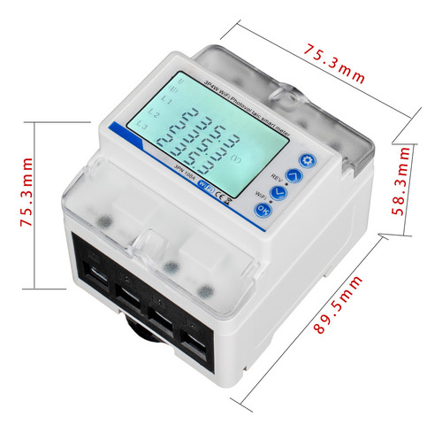 Interruptor De Religamento Wifi 3p4w Com Lcd E Íon